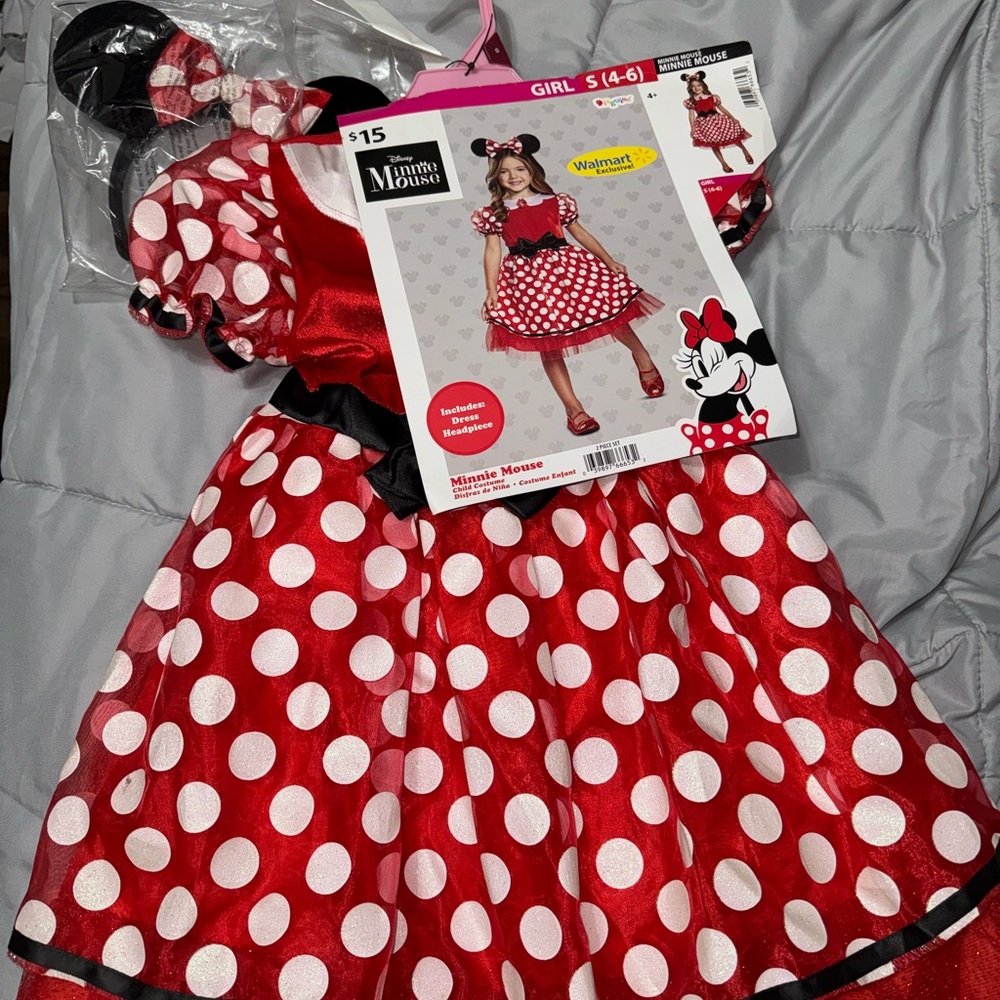 Disney Minnie Mouse Red Polka Dot Costume for Kids